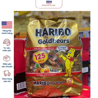 Kẹo dẻo gấu vị trái cây date 10/2025 Haribo Goldbears - EDS Hàng Mỹ