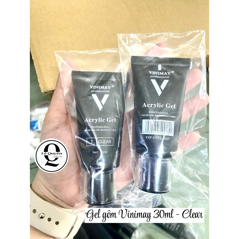 Gel gôm Vinimay - màu clear 01