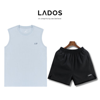 Bộ quần áo thể thao nam co giãn LADOS-7147 Áo tanktop quần thun 3 lỗ, tập gym chạy bộ