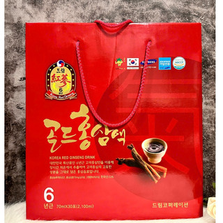 Nước sâm SOBAEK/ DREAM-Sâm lát tẩm mật ong-Nước sâm nhung hưu linh chi Goryeo hộp 20 gói