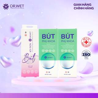Combo 1 Hộp Bút Bôi Trơn Cấp Ẩm Tức Thì Và 2 Hộp Bút Phụ Khoa DR.WET Giảm Viêm, Giảm Ngứa, Cân Bằng pH Cho Phụ Nữ
