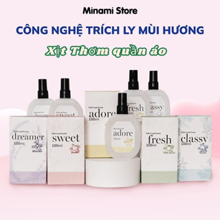  Xịt thơm quần áo Lovenose 100ml chiết xuất tinh dầu thiên nhiên thơm mát khửi mùi hôi và mang lại hương thơm lâu dài 