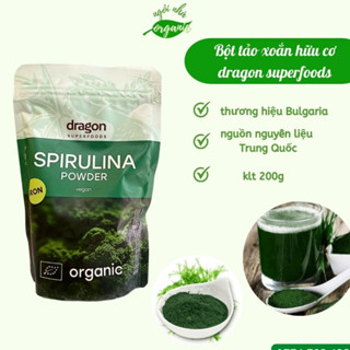 Bột tảo xoắn Spirulina hữu cơ 200g - Organic Spirunina Powder