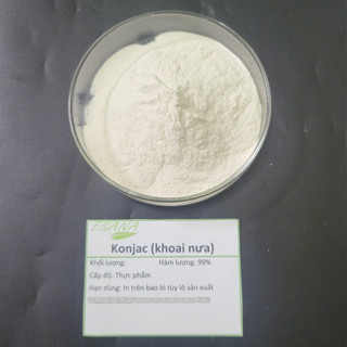 500g Bột konjac khoai nưa chất làm đặc tinh chất Konjac 99% cấp thực phẩm