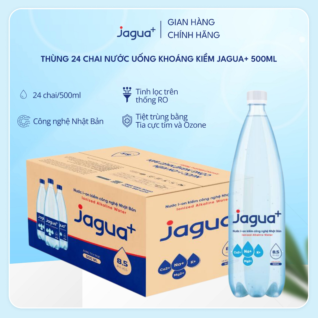 Nước ION KIỀM tinh khiết Jagua, trẻ hóa trắng da, đầy lùi bệnh dạ dày