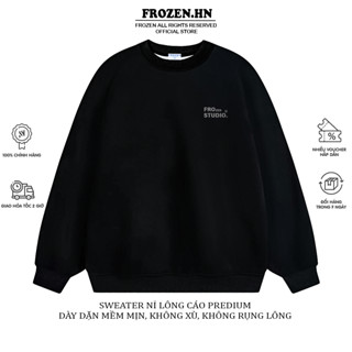 Áo Sweater Nỉ Lông Cáo Smoky Form Rộng Predium 100% cotton Frozen