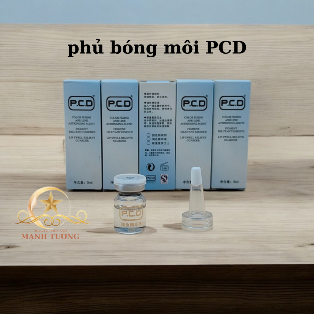 colagen PCD phủ bóng môi