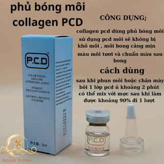 colagen PCD phủ bóng môi