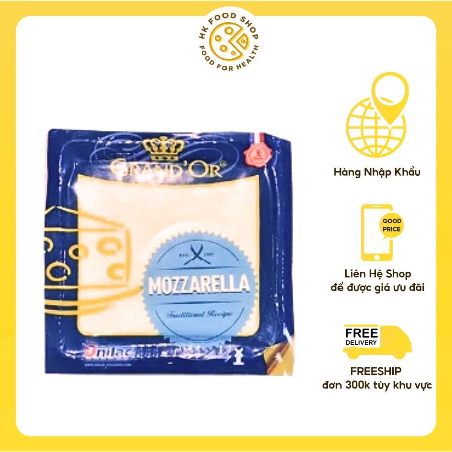 Grand'or Unilac phô mai mozzarella 200gr ( DATE 24/09/2026 )