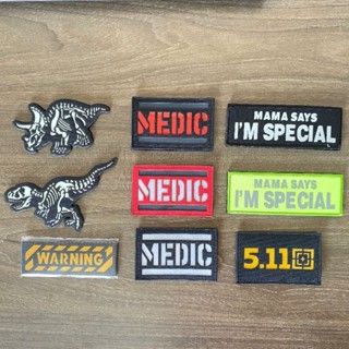 Patch Dán Tactical Phản Quang Cao Cấp, Miếng Dán Velcro Mũ, Áo và Balo Dạ Quang