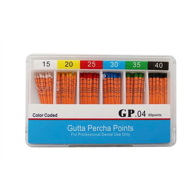 Côn Gutta máy có chia vạch Percha đủ độ thuôn , Côn chính chia vạch, Cone máy có chia vạch