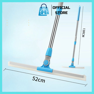  Cây Gạt Nước Sàn Nhà Đa Năng TomHouse Chổi Gạt Nước Silicon Nhà Tắm Cán INOX Dài 130cm Tăng Giảm 