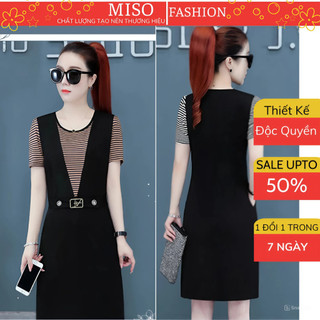 Váy Nữ Thiết Kế Dáng Suông V97, Đầm Có Túi Có Khóa Cổ  Phong Cách Hàn Quốc Trẻ Trung Dễ Mặc