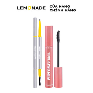 Combo Lemonade Mascara SuperNatural 7.5g và Chì kẻ mày siêu mảnh lâu trôi Lemonade Micro Eyebrow 0,1g
