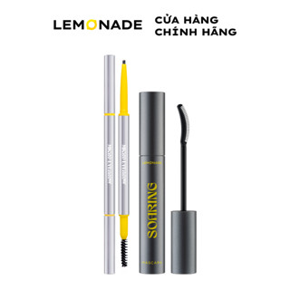 Combo Lemonade Chì kẻ mày siêu mảnh lâu trôi Lemonade Micro Eyebrow 0,1g & Chuốt mi tơi dài lâu trôi Soaring Mascara 6ml