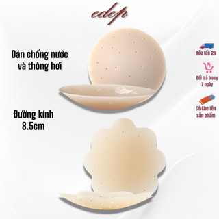 Miếng dán ngực silicon dán ti Thông Hơi Tự Thân Nhiệt Sử Dụng Nhiều Lần EDEP