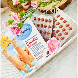 [Date 10/2025] Viên uống chống nắng Carotin Mivolis hộp 60v nội địa Đức - Hàng chính hãng