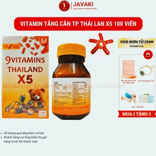 Vitamin tăng cân TP thái lan Weight Gain Vitamin hộp 100 viên mẫu mới hiệu quả an toàn tăng từ 2 đến 6 kg