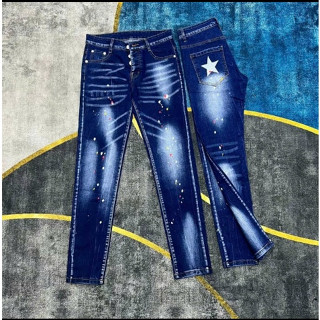 Quần jean nam DSQ2  chất vải bò form skiny co giãn  cao cấp trẻ trung boy phố mẫu-MLB SHOP
