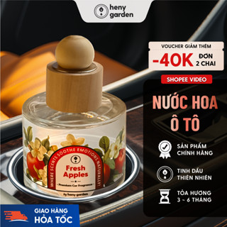 Nước Hoa Ô Tô HENY GARDEN Cao Cấp - Nước Hoa Xe Hơi, Tinh Dầu Thơm Xe Ô Tô Khử Mùi, Chống Say Xe, Mùi Hương Thư Giãn