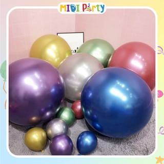 [24 inch] Bóng Siêu Nhũ To Khổng Lồ, Bóng Chrome Siêu Nhũ Size Đại Trang Trí Sinh Nhật, Sự Kiện