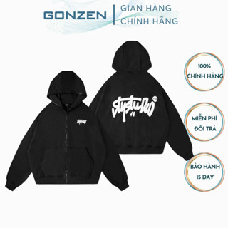 Áo Khoác Hoodie Nỉ Khóa Zip Nam Nữ Local Brand Form Boxy Dày Nặng 2 Lớp Mùa Đông Cao Cấp _GONZEN AK28