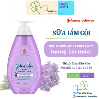  Sữa Tắm Gội Cho Bé Johnson Baby Bedtime Hương Lavender Dịu Nhẹ Thư Giãn 
