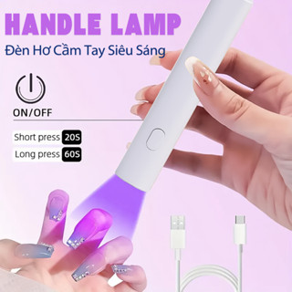 Máy Hơ Gel Mini Siêu Tốc - Máy Hơ Nail HandLamp Nhỏ Gọn, Tích Điện, Hơ Gel Siêu Nhanh