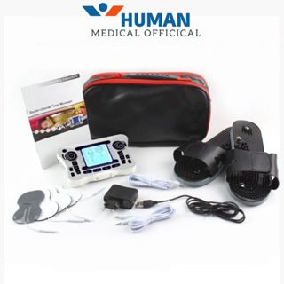 Máy Châm Cứu Xung Điện 4 Miếng Dán Cáo Cấp Kết Hợp Bấm Huyệt Nhào Xoa Bóp Rung Đấm Giảm Đau Lưu Thông Khí Huyết SYK-308B