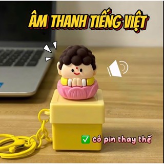   SẴN  Móc Khoá Cute Bàn Phím Cơ Tích Đức Có Đèn - Có Âm Thanh Quà Tặng Phụ Kiện Dễ Thương 
