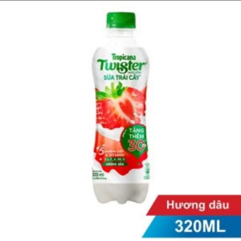 Sữa trái cây Twitter vị dâu 320ml