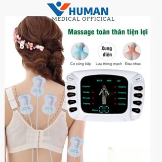 Máy Massage Xung Điện Trị Liệu YTK-309B – 8 Miếng Dán, 8 Chế Độ, 15 Cường Độ – Mô Phỏng Bấm Huyệt, Châm Cứu