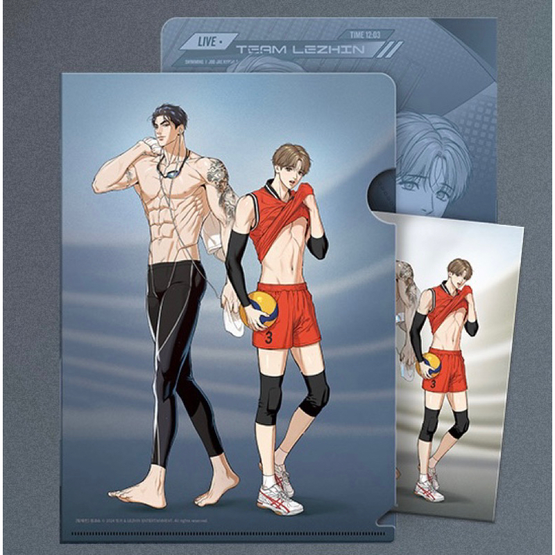 (sẵn) Clearfile + ảnh in Jinx (Vận Xui) - Lezhin - Manhwa BL