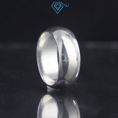 Nhẫn bạc nam tròn trơn cá tính NNA0106 Trang Sức TNJ