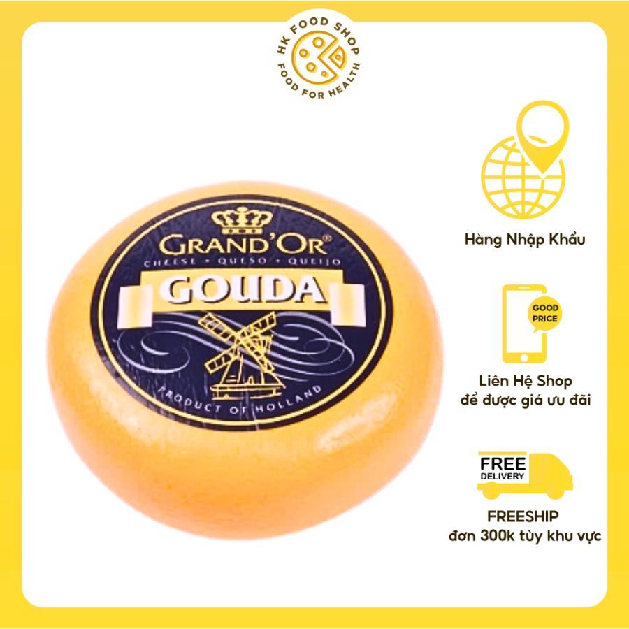 Unilac Phô mai gouda ( 4,1kg / bánh ) DATE 06/04/2026