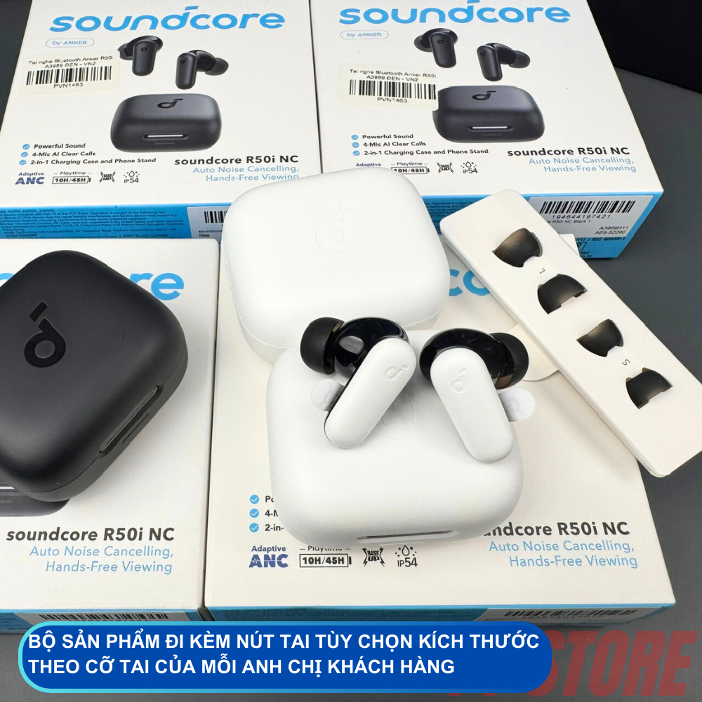 Tai nghe bluetooth Anker A3959 Soundcore P30i (R50i NC) chống ồn ANC Chống nước và bụi IP54 40 giờ phát nhạc | BigBuy360 - bigbuy360.vn