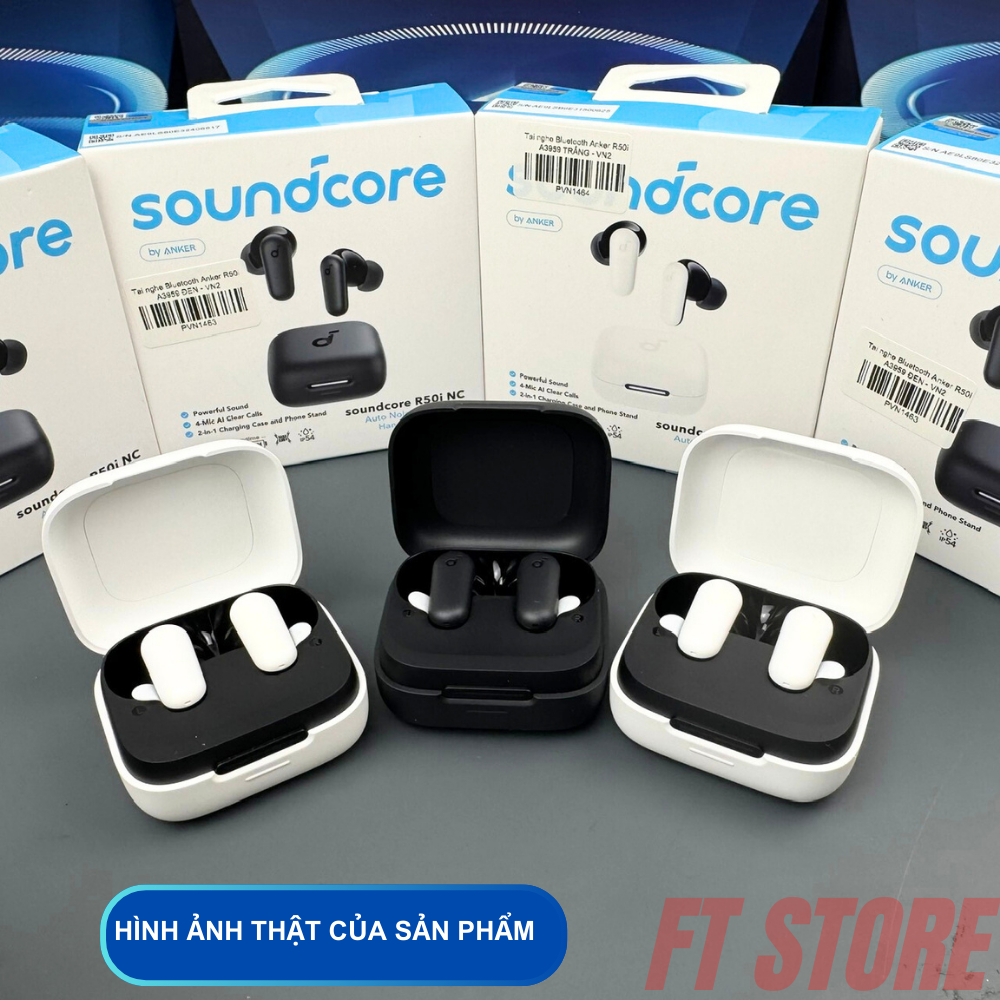 Tai nghe bluetooth Anker A3959 Soundcore P30i (R50i NC) chống ồn ANC Chống nước và bụi IP54 40 giờ phát nhạc | BigBuy360 - bigbuy360.vn
