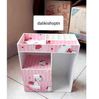 Tủ mini hello kitty sọc kệ mỹ phẩm