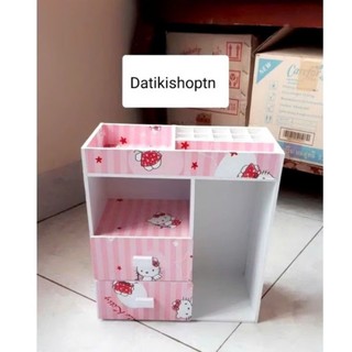 Tủ mini hello kitty sọc kệ mỹ phẩm