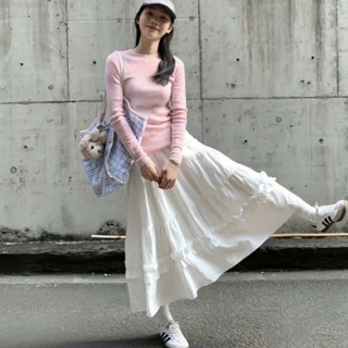 chân váy 3 tầng  bèo chất lụa mịn. dài 92_99cm  thời trang có big size từ 38_85kg