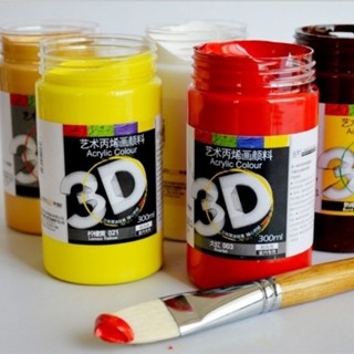  Màu Acrylic 3D Vẽ Tranh Trên Mọi Chất Liệu Lọ 300ml Đủ Màu V 
