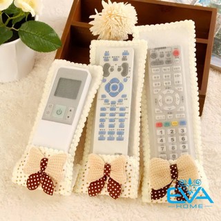 Combo 3 Túi Đựng Remote Tivi , Điều Hòa , Quạt Máy Vải Mềm Chống Sốc Chống Bụi Nơ Hoa Xinh Xắn 3 Size Tiện Lợi
