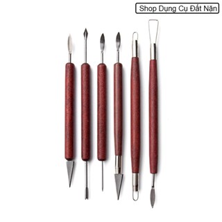 Bộ 6 dụng cụ điêu khắc đất sét cơ bản, tiện lợi, dễ dàng sử dụng phù hợp với mọi loại đất sét