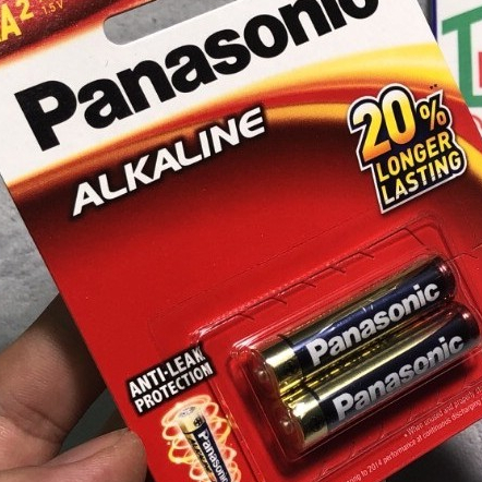 Bộ 2 pin đũa kiềm AAA LR03 Panasonic Alkaline LR03T 1.5V