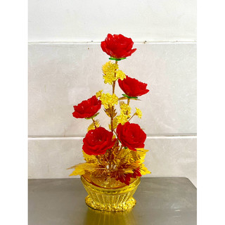 Chậu hoa để bàn cao 38-40cm