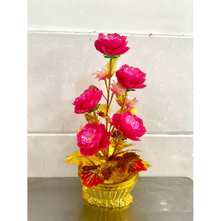 Chậu hoa để bàn cao 38-40cm