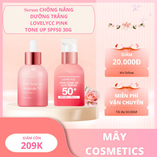 Serum Chống Nắng Dưỡng Trắng LOVELYCC Pink Tone Up SPF50 30g\