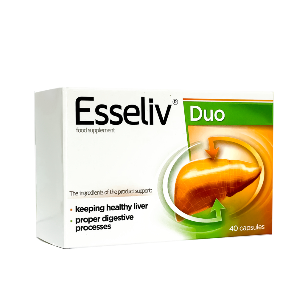 Thải Độc Gan Esseliv Duo Số 1 Ba Lan, Giúp Ngăn Ngừa Gan Nhiễm Mỡ Viêm Gan Xơ Gan Cải Thiện Tiêu Hóa