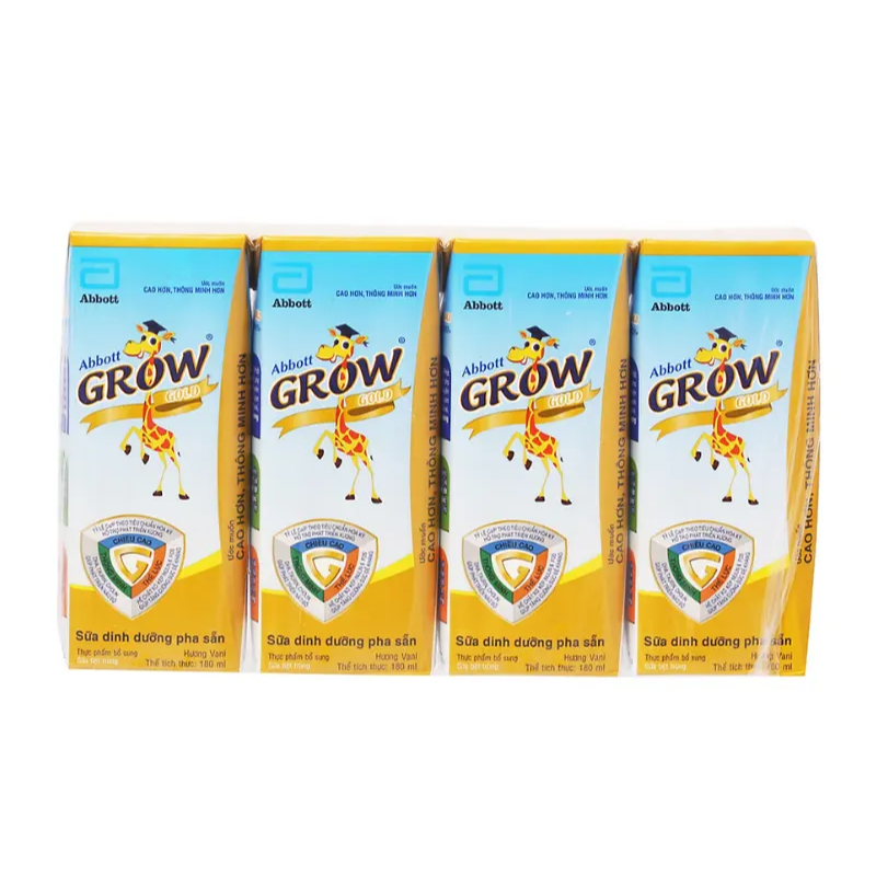 [Combo 3 lốc] Sữa pha sẵn Abbott Grow 180ml