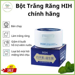  Bột trắng răng HIH đánh tan mảng bám giảm ê buốt thơm miệng 